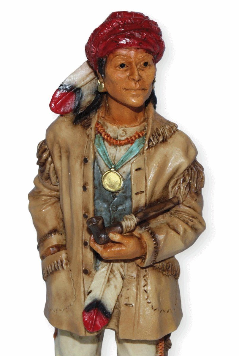 Castagna Dekofigur Native American cm H Sequoyah Erfinder Deko 16 Figur Castagna