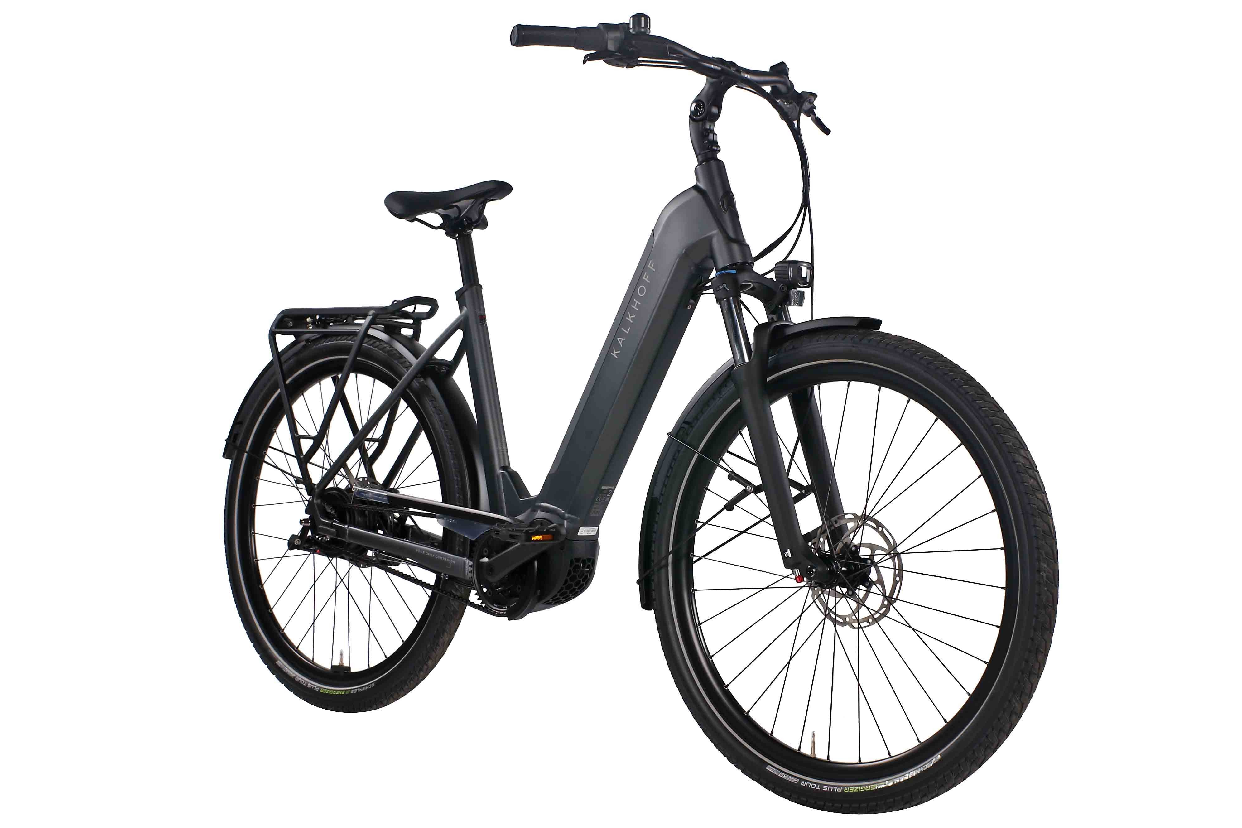 Kalkhoff E-Bike Kalkhoff Image 5.B Season 625 Wh Damen schwarz 2026, Enviolo Trekking, Enviolo, Bosch Performance Line CX smart System, 625 Wh