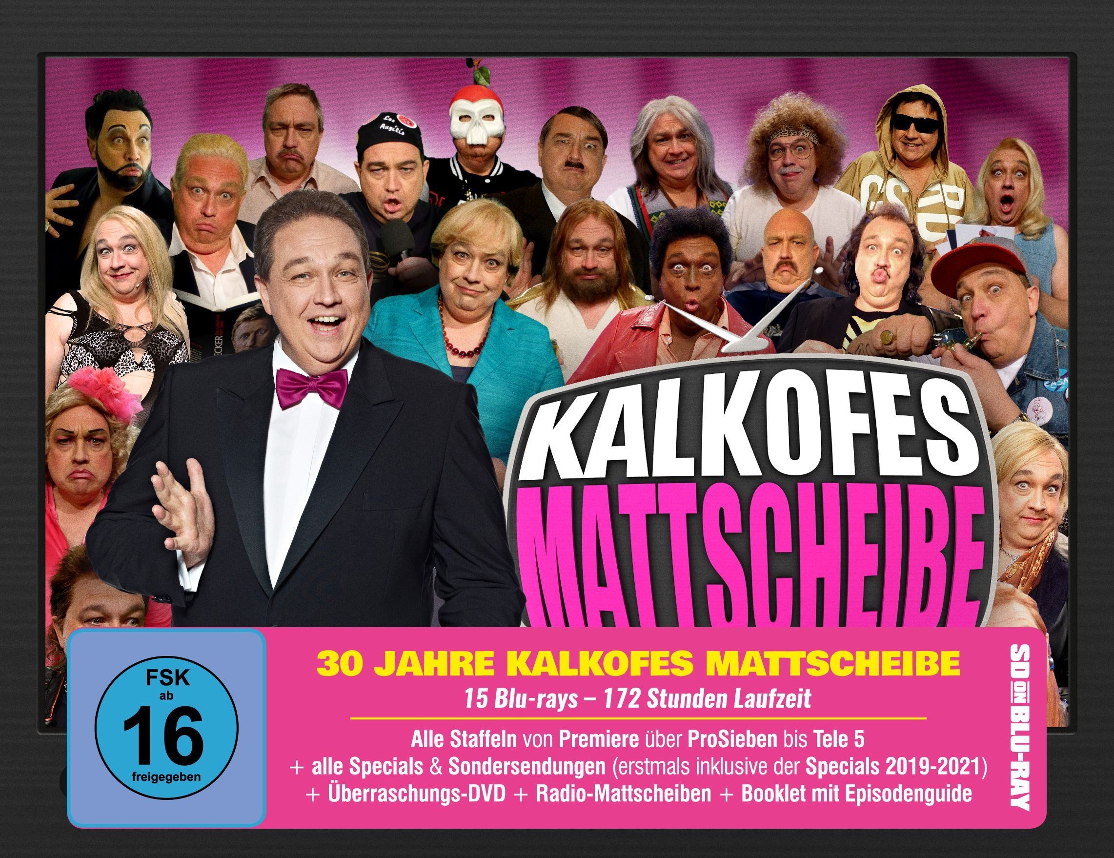 Blu-ray Disc Blu-ray 30 Jahre Kalkofes Mattscheibe Box (15 Blu-rays + DVD), (Komplettbox), Jahresrückblicke, Best-ofs