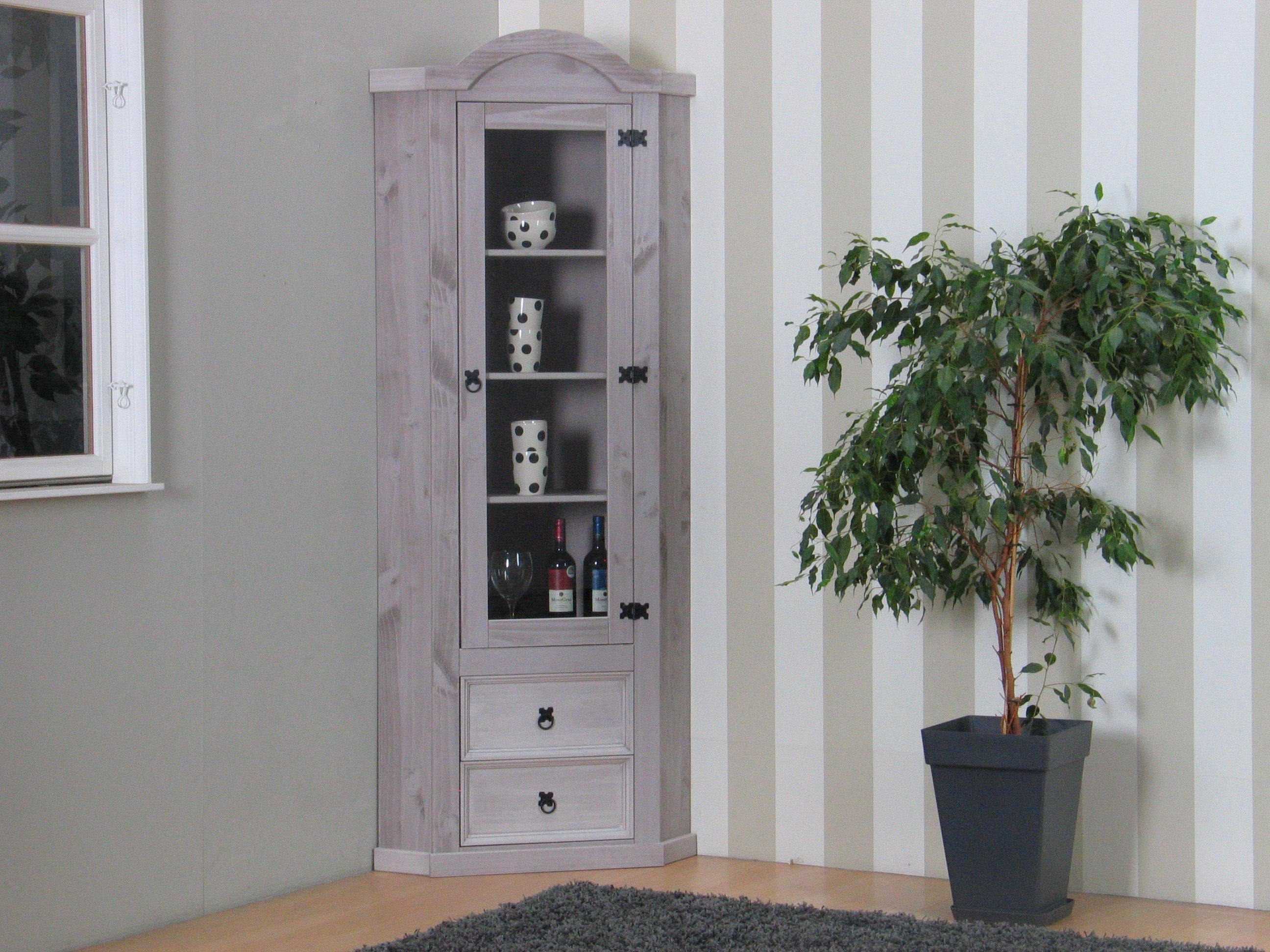 ebuy24 Vitrine New Mexico Eckschrank mit günstig online kaufen