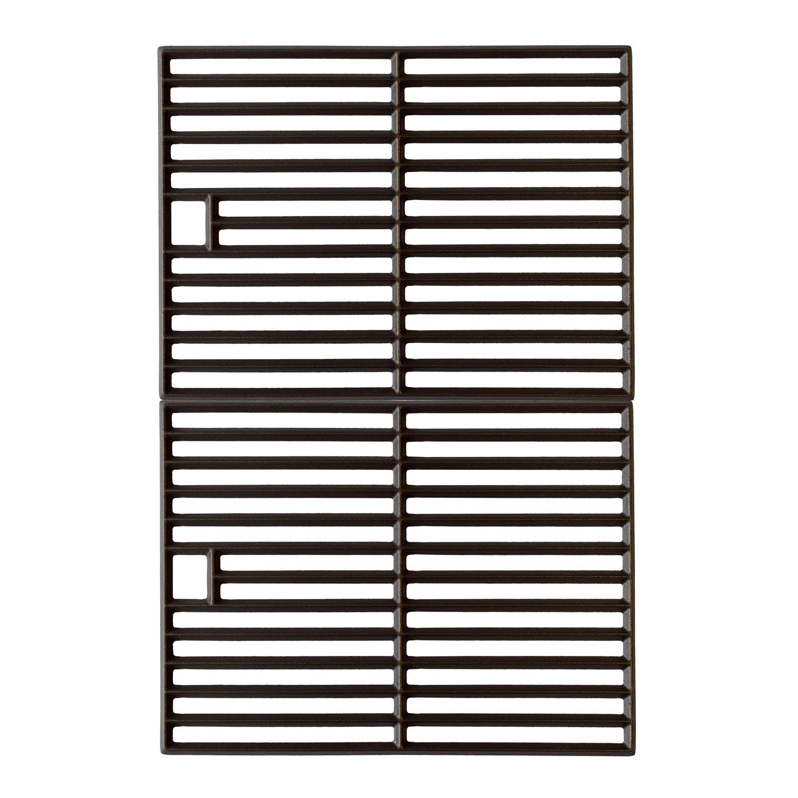 TAINO Grillplatte RED (Set, Spar-Set, 2-St), Hitzebeständig, Gusseisen