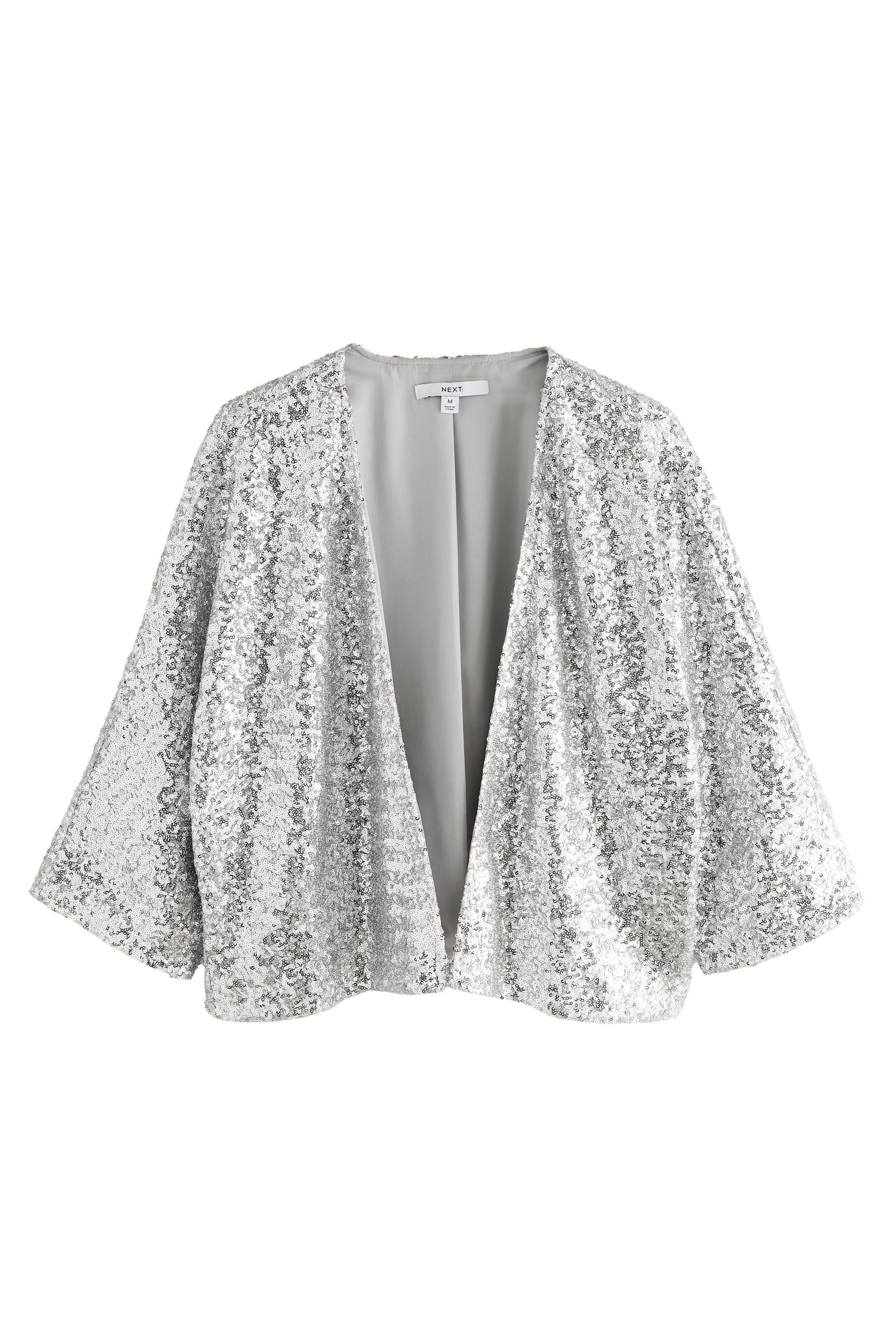 Next Kurzjacke Jacke mit Pailletten (1-St) günstig online kaufen