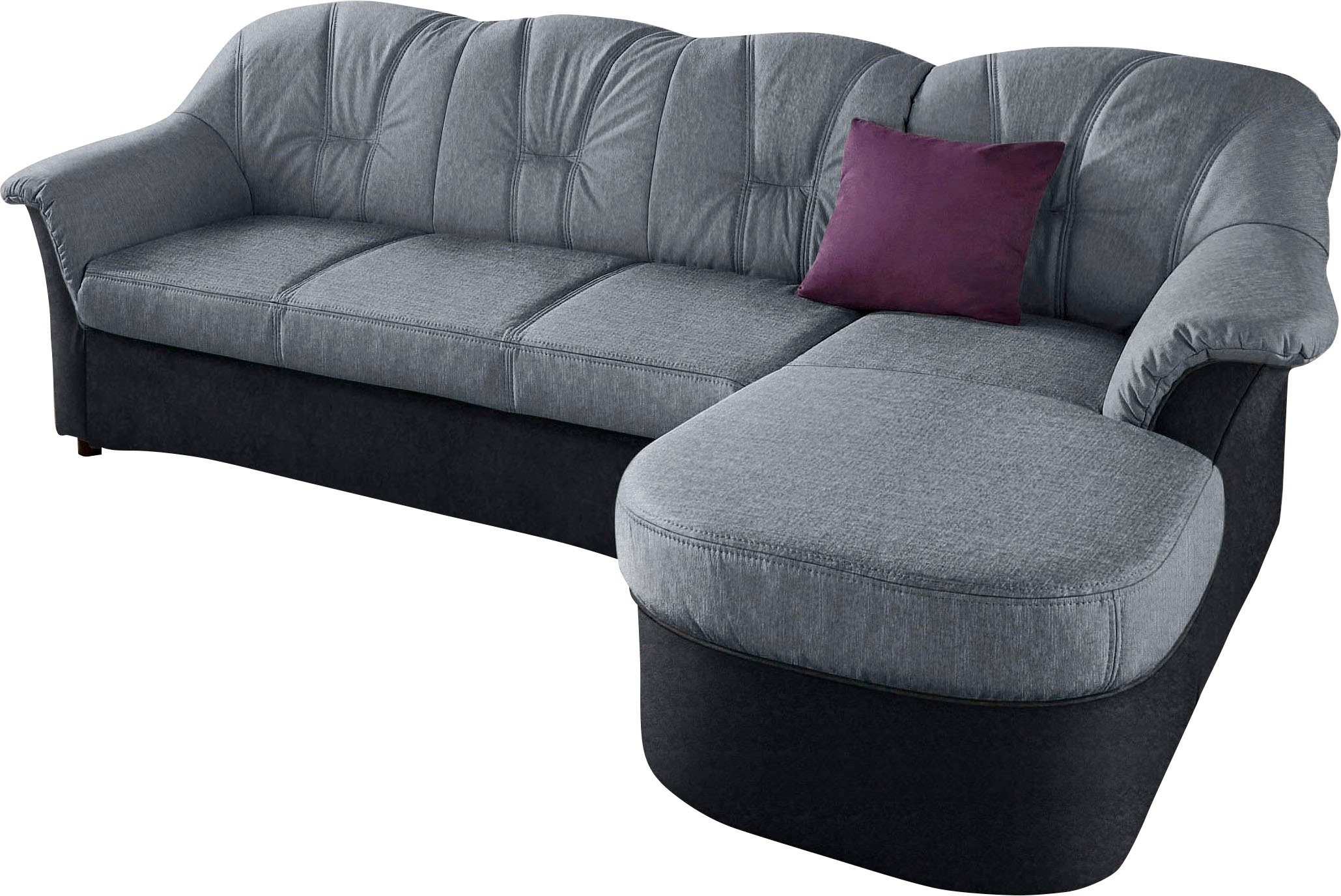DOMO collection Ecksofa Flores Schlafsofa, B/T/H: 233/142/86 cm, L-Form, wa günstig online kaufen