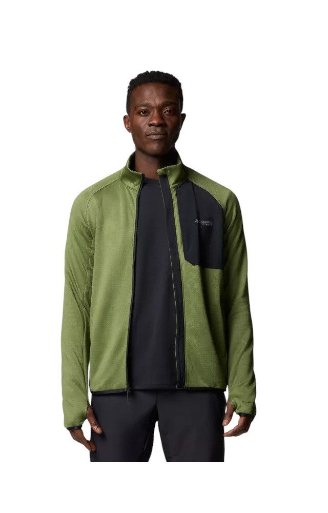 Columbia Fleecejacke Triple Canyon Grid Full Zip II grün Herren