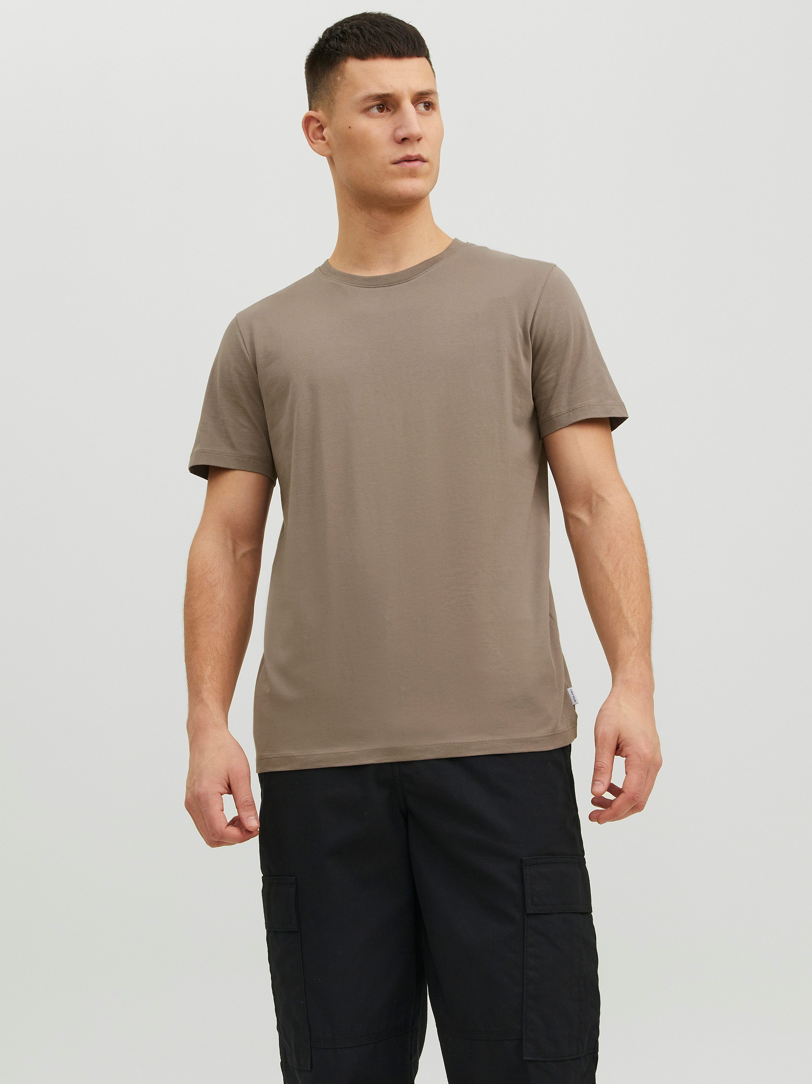 Jack & Jones Rundhalsshirt JJEORGANIC BASIC TEE SS O-NECK NOOS mit Rundhals günstig online kaufen