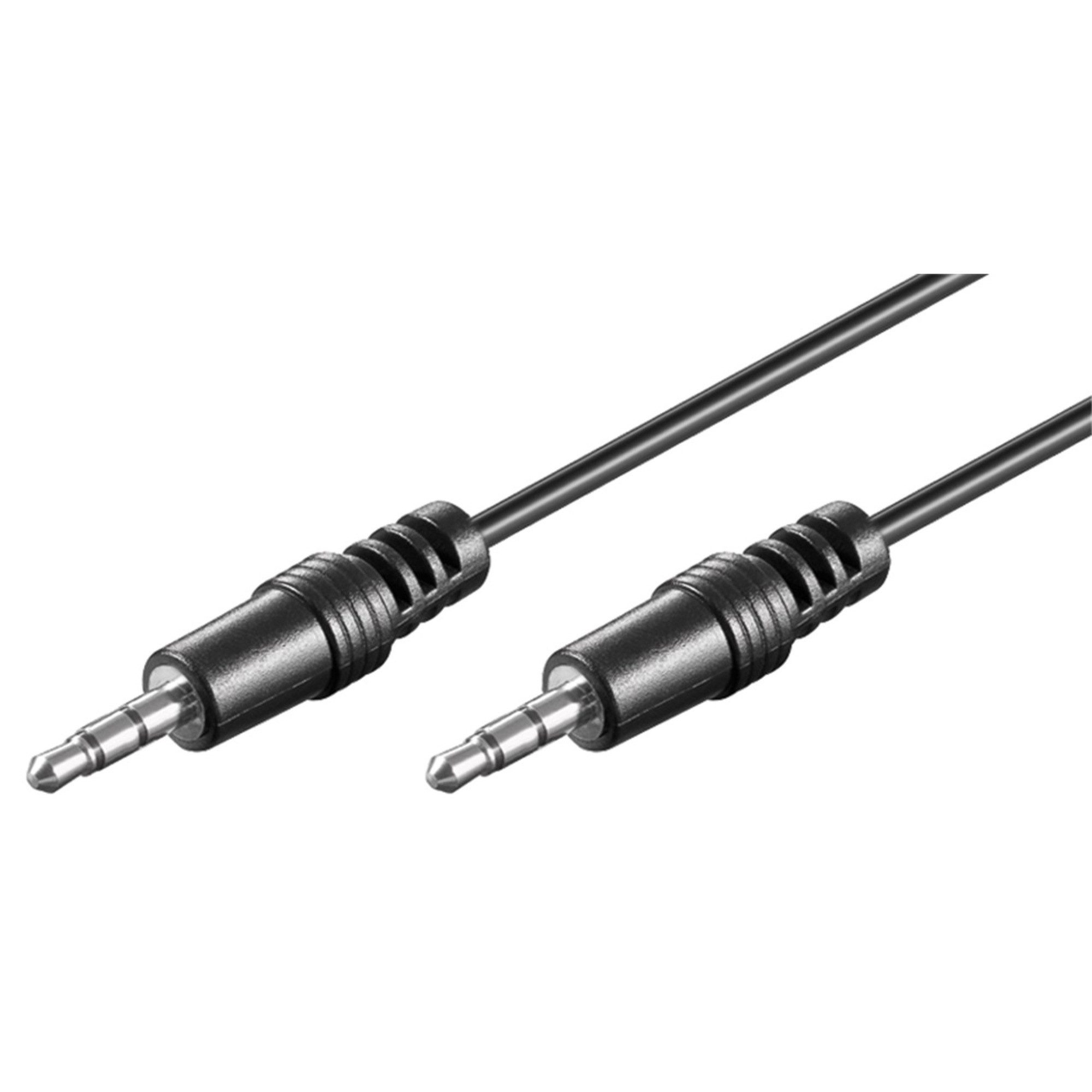 goobay Audiokabel 3,5mm > 3,5mm, Kabel, (2,5 Audio-Kabel