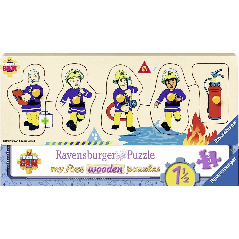 Puzzle Holzpuzzle Feuerwehrmann Sam und seine Freunde