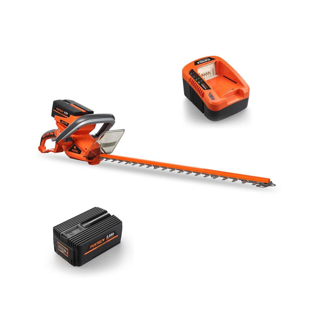 FUXTEC AkkuHeckenschere E522DSET1, Akku Strauchschere