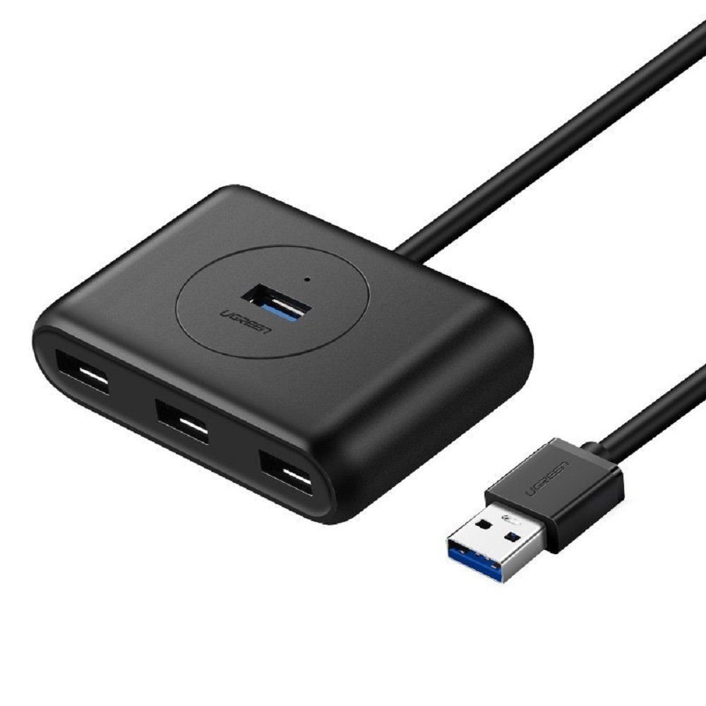 UGREEN USB 3.2 Gen 1 HUB 4x USB Verteiler Super Speed Adapter USB-HUB schwarz Laptop-Adapter
