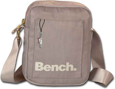 Bench. Umhängetasche Bench sportliche MiniBag Umhängetasche (Umhängetasche, Umhängetasche), Umhängetasche Nylon grau, ca. 14cm, uni
