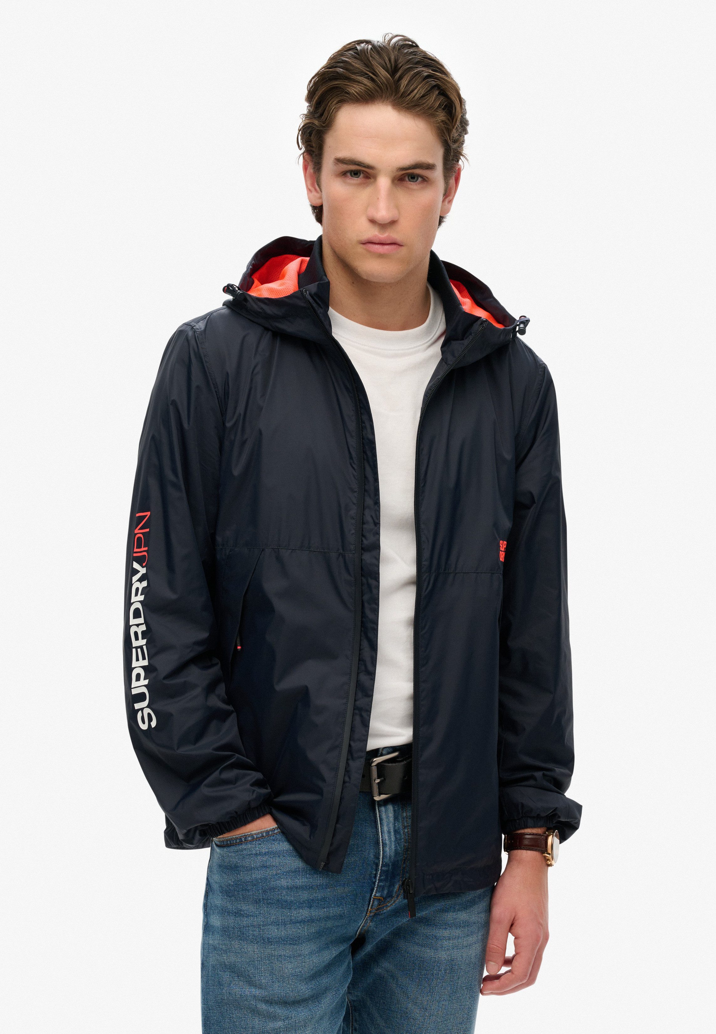 Superdry Outdoorjacke HOODED LOGO WINDBREAKER JACKET günstig online kaufen