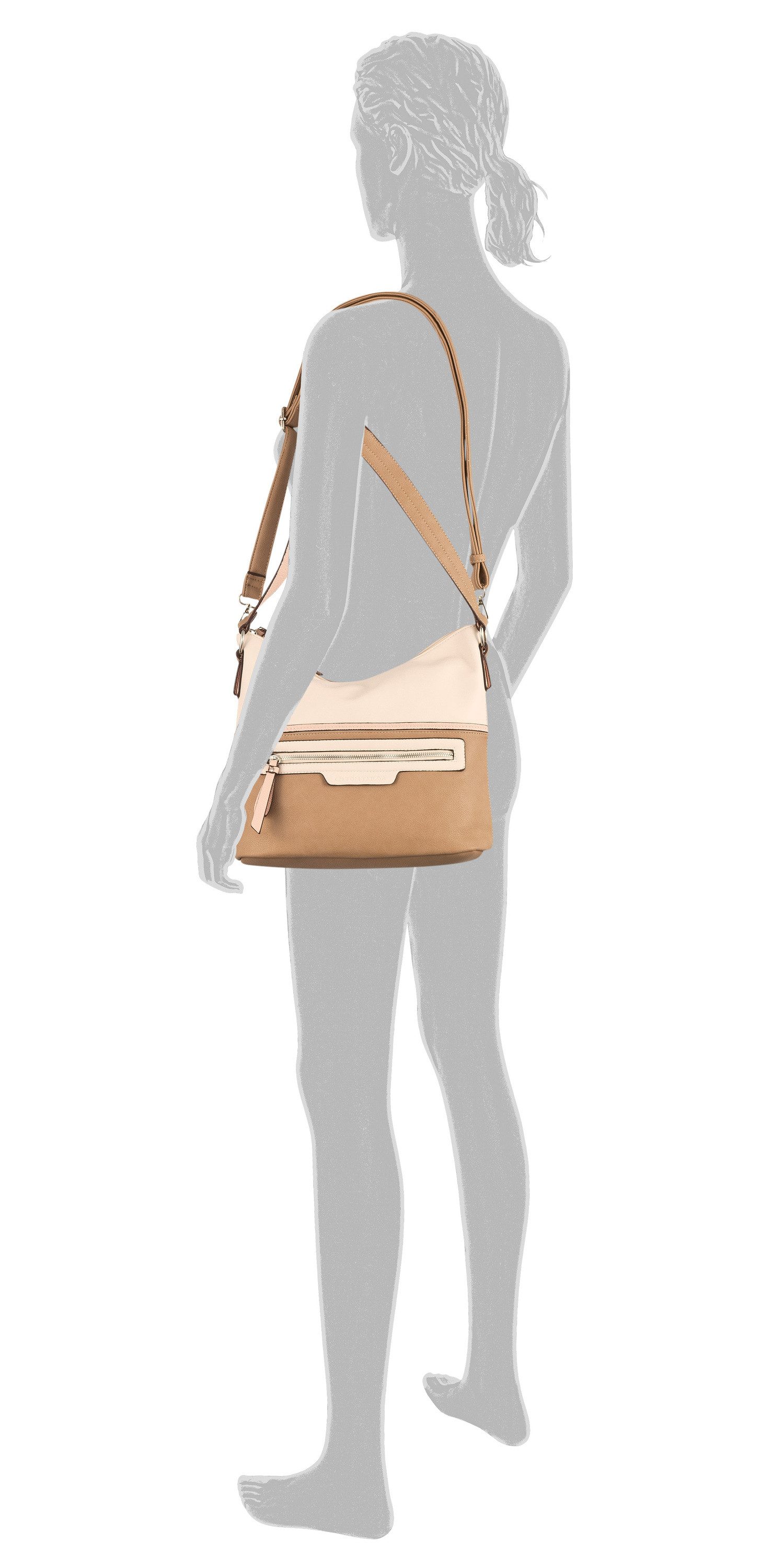 TOM TAILOR Umhängetasche Hobo Bag Jule MIXED ROSE