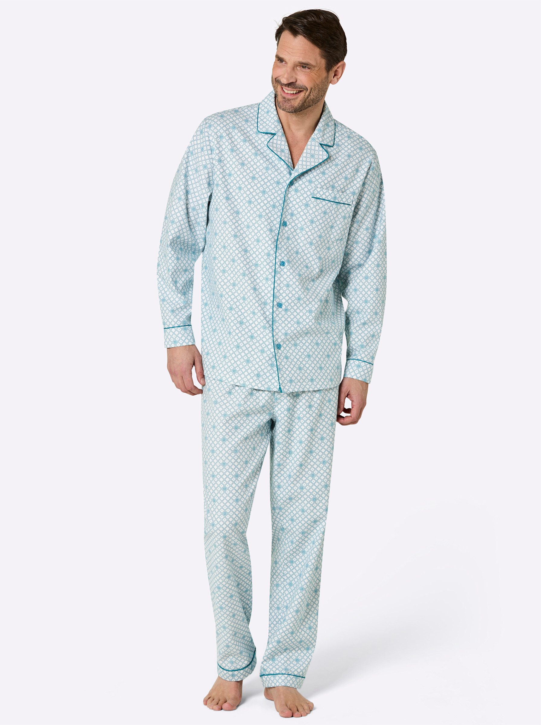 Witt Schlafanzug Pyjama Langarm