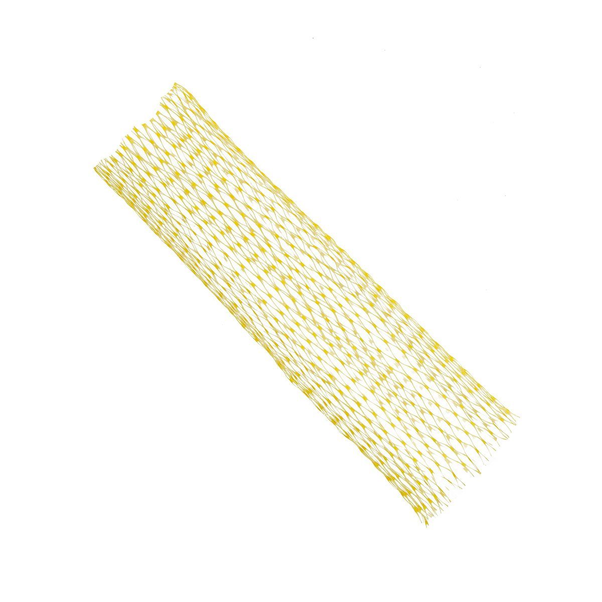 Stoff Obstnetz Gemüsenetz (Meterware) 12mm gelb