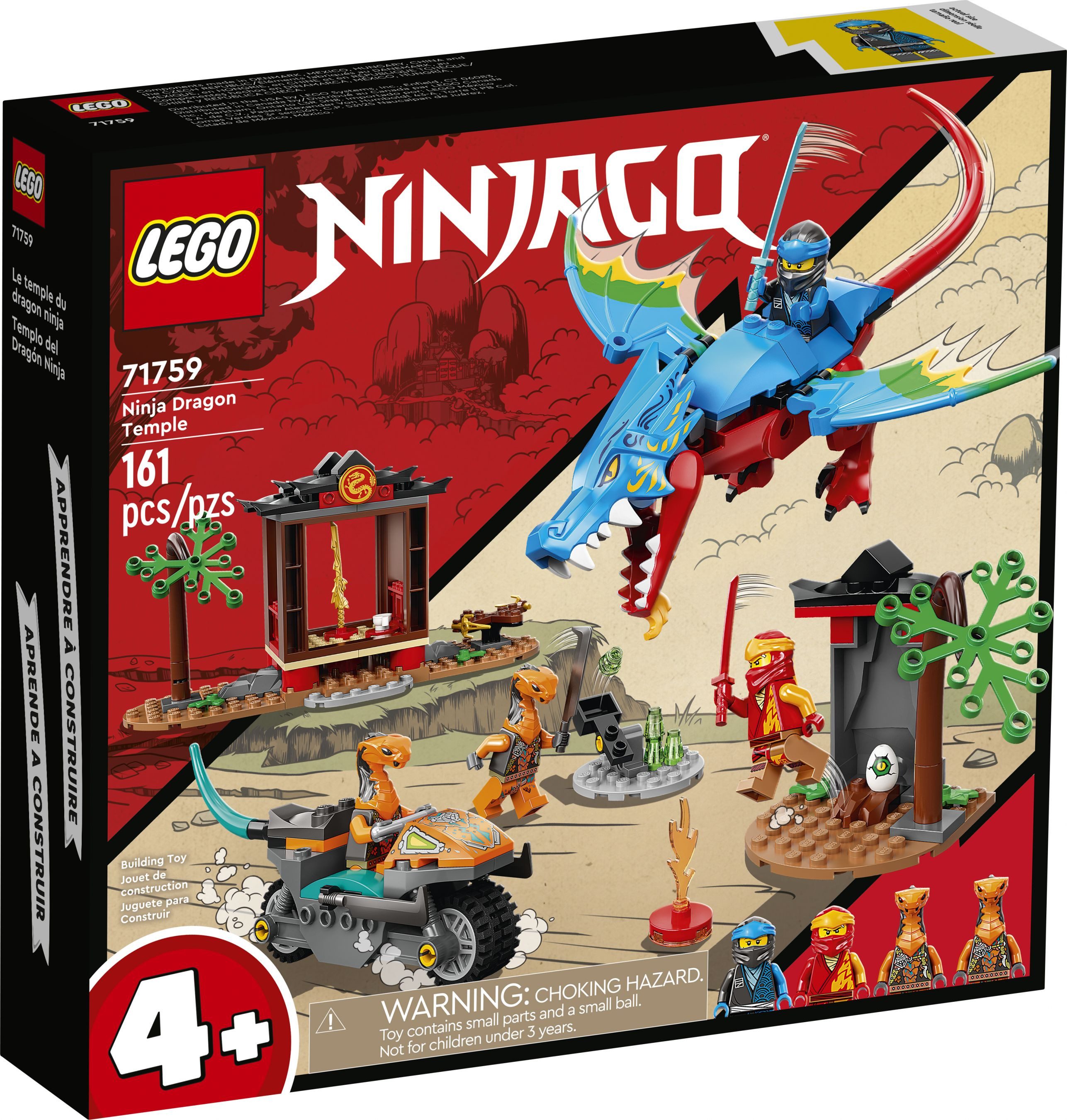 LEGO® LEGO® Ninjago 71759 Drachentempel Konstruktionsspielsteine, (161 St) günstig online kaufen