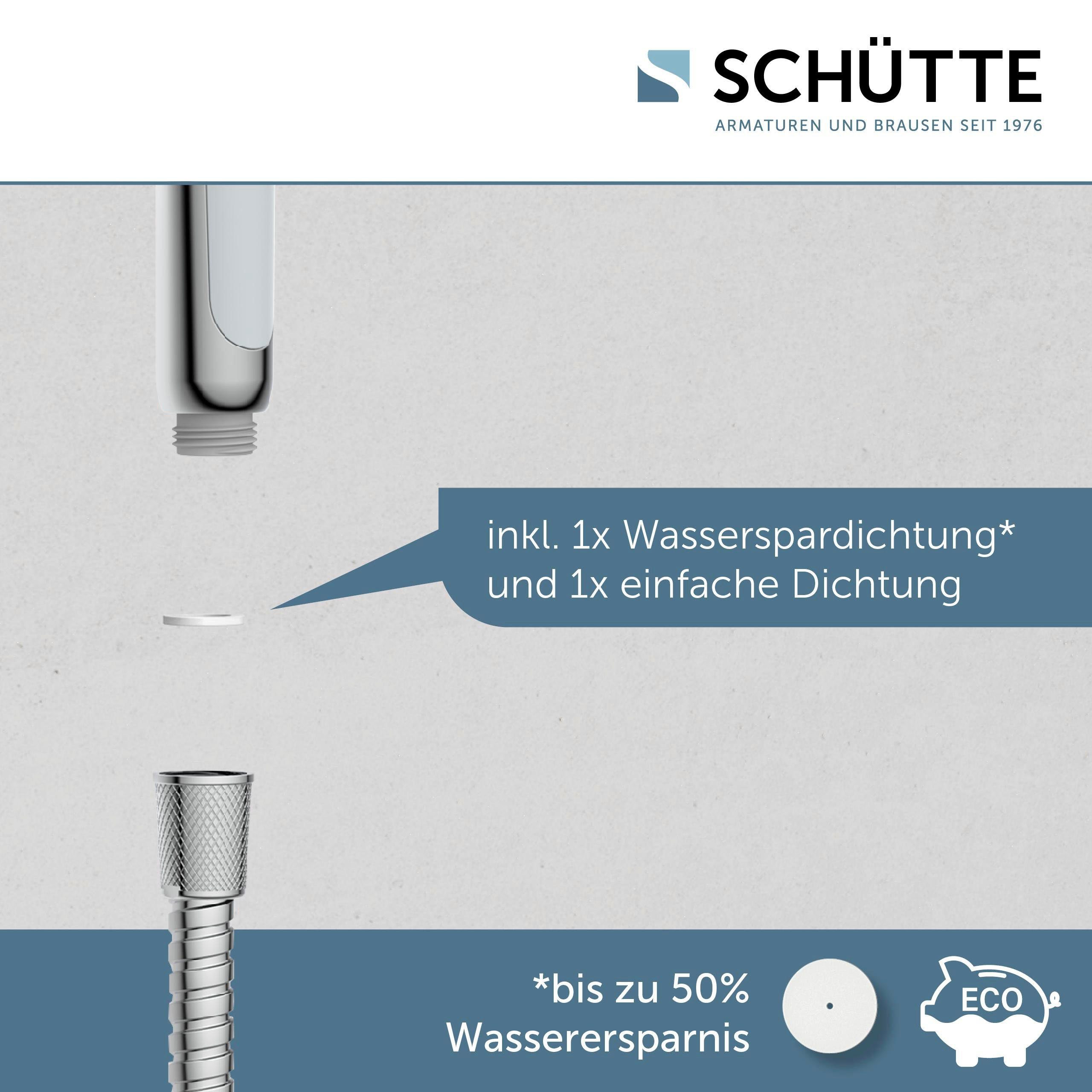 (1-tlg), verstellbar SIRANI, / 3-fach Schütte wassersparend Handbrause Antikalk /