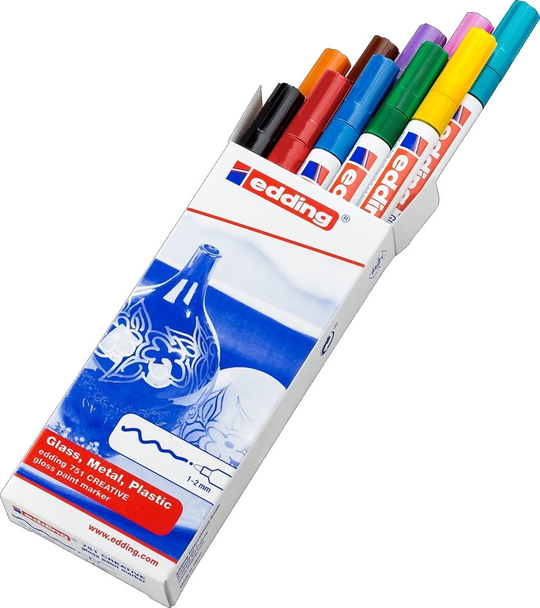 edding Permanentmarker Glanzlack-Marker edding 751 creative VE=10 Farben