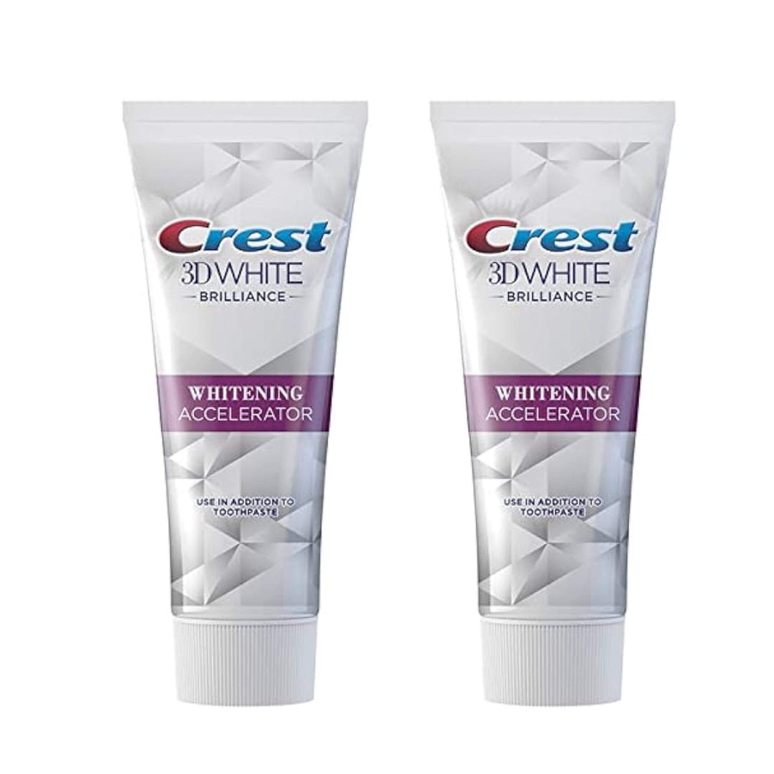 Crest Zahnpflege-Set 3D White Brilliance Accelerator Intensiv Zahnweiss 75ml -, 2-tlg.