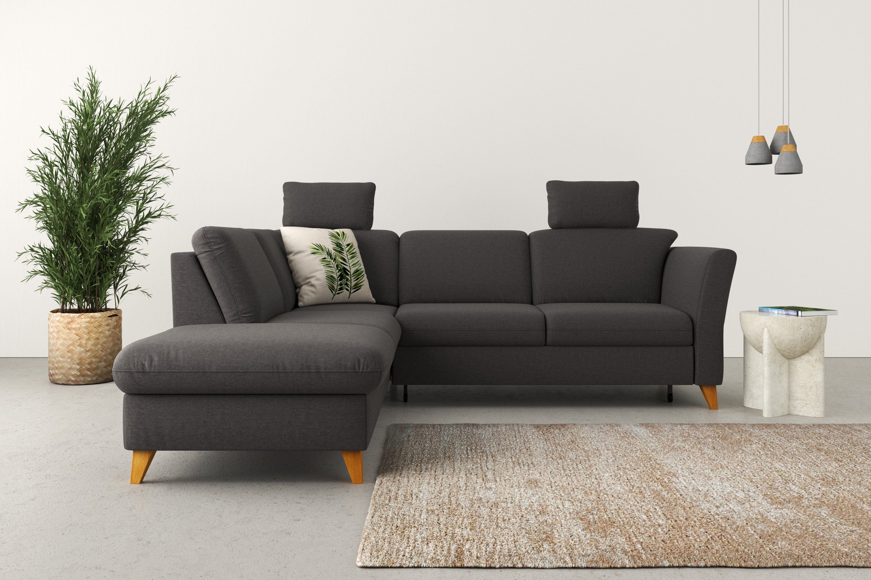 Home affaire Ecksofa Trelleborg L-Form, Federkern-Polsterung, günstig online kaufen
