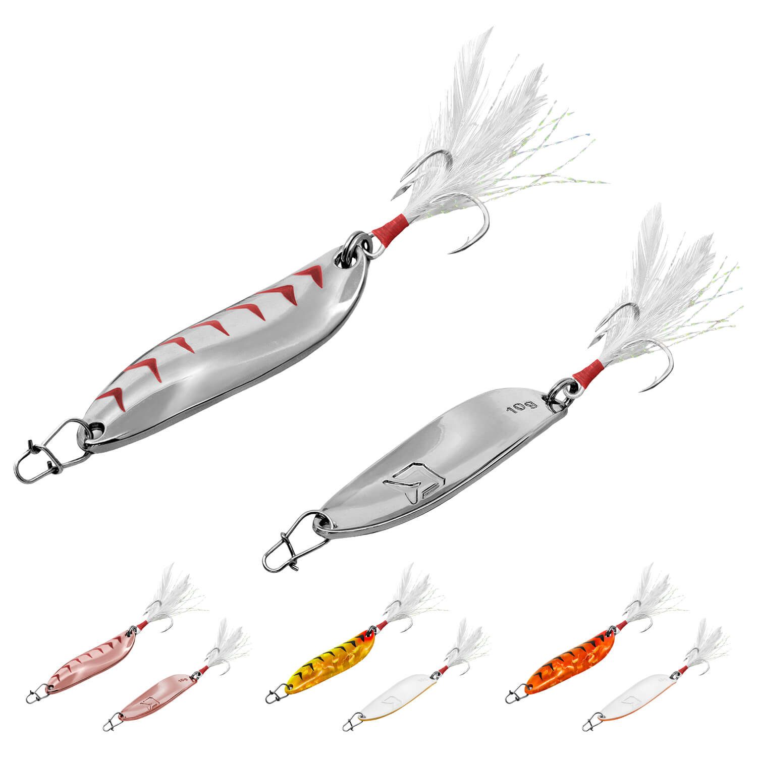 Delphin.sk Kunstköder Delphin Pixo Blinker 10g Metall Kunstköder Hecht Zander Rapfen, (1-St)