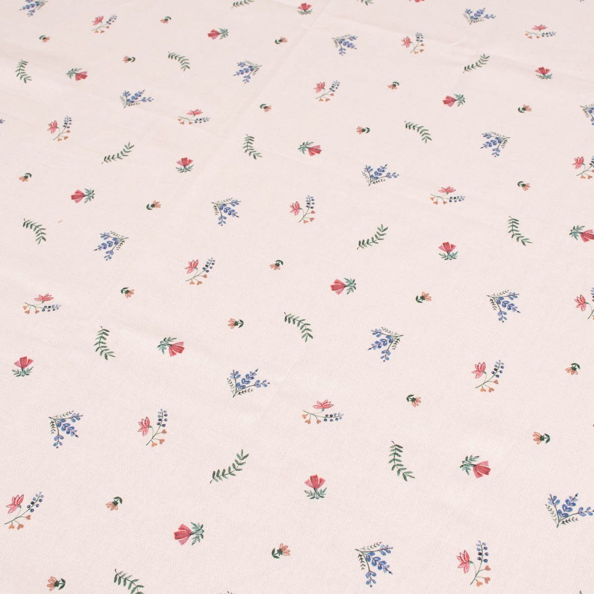 SCHÖNER LEBEN. Tischdecke Clayre & Eef Tischdecke Huhn Blumen creme bunt 150x250cm, Kuvertsaum