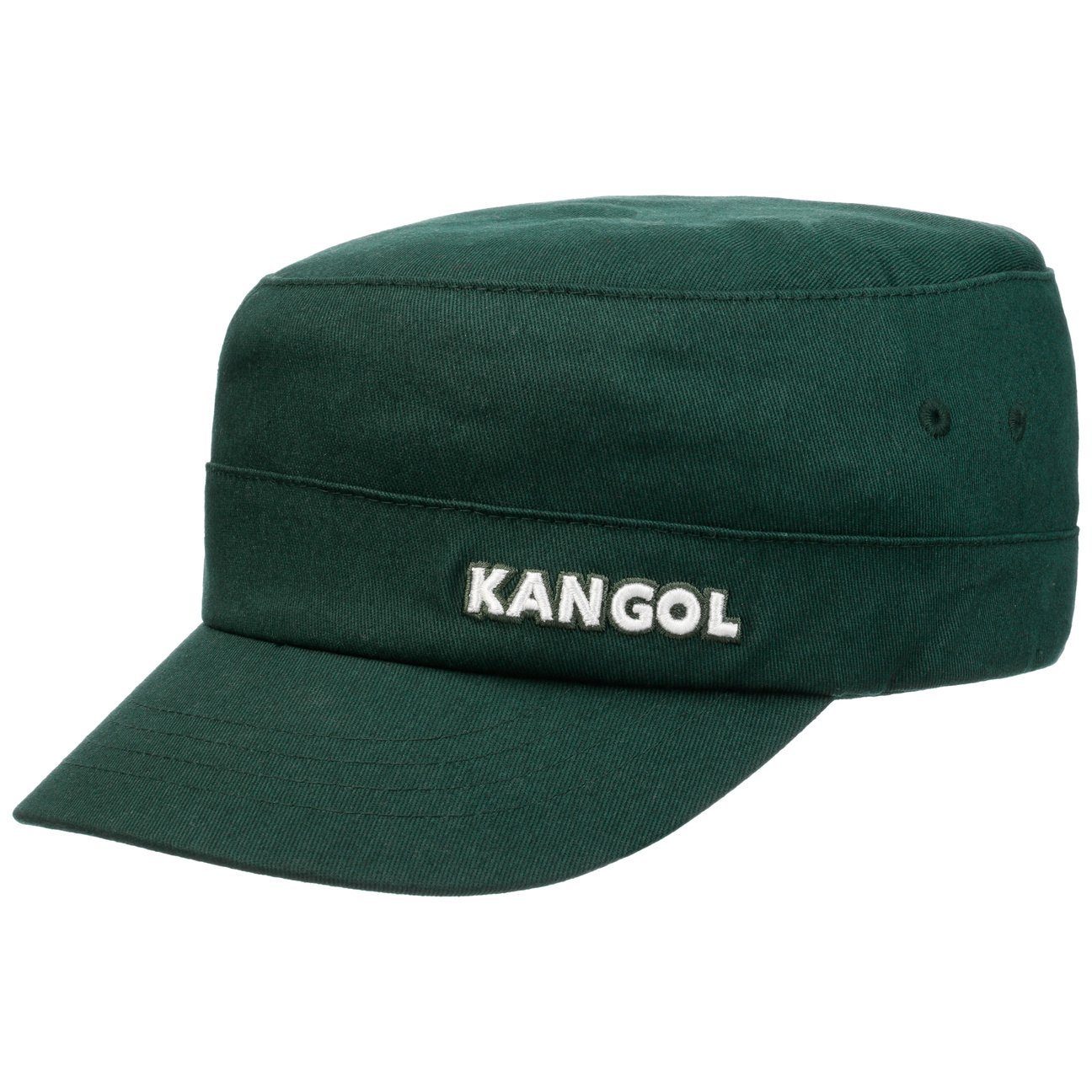 Kangol Army Cap (1-St) Fullcap mit Schirm dunkelgrün