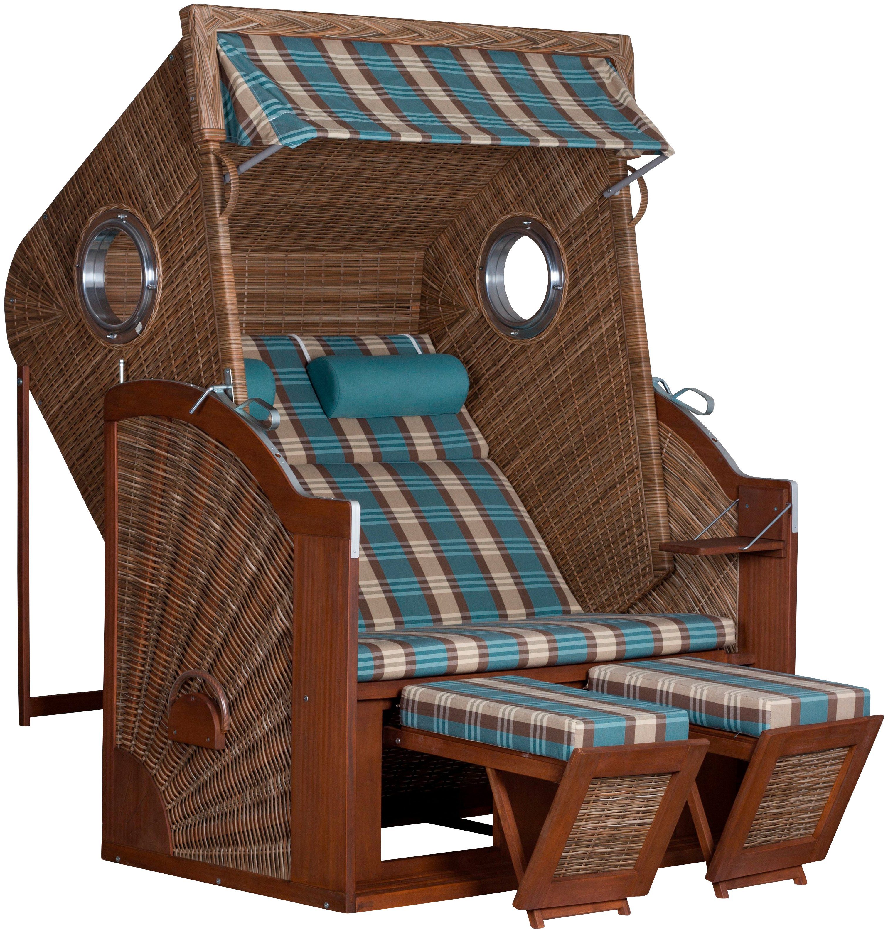 DEVRIES Strandkorb »TRENDY PURE Cliff XL SUN«, BxTxH 130x80x160 cm