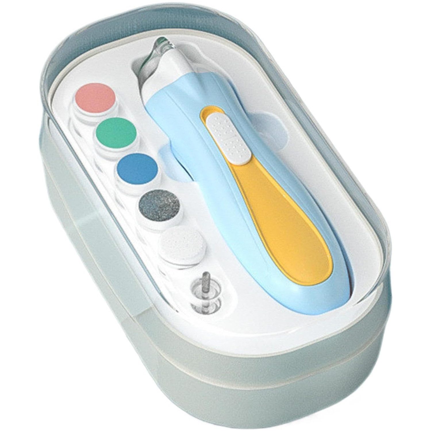 Nagelpflege-Set Baby-Nagelschere Elektrischer Nagelfeile Blau