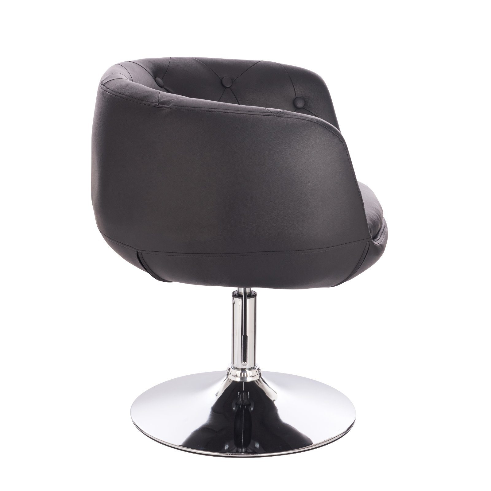 SVITA Cocktailsessel PANAMA (1-St., Drehsessel), 360° drehbar, verchromtes Gestell, gepolstert, höhenverstellbar