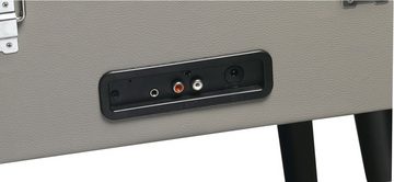 Denver VPL-150BT freistehender Retro Schallplattenspieler mit Bluetooth Plattenspieler (Riemenantrieb, Bluetooth 4.0 für Audio-Streaming von z.B.Smartphone, USB für MP3-Wiedergabe)