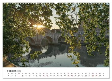 CALVENDO Wandkalender Rom - Die wunderschöne Hauptstadt Italiens. (Premium, hochwertiger DIN A2 Wandkalender 2023, Kunstdruck in Hochglanz)