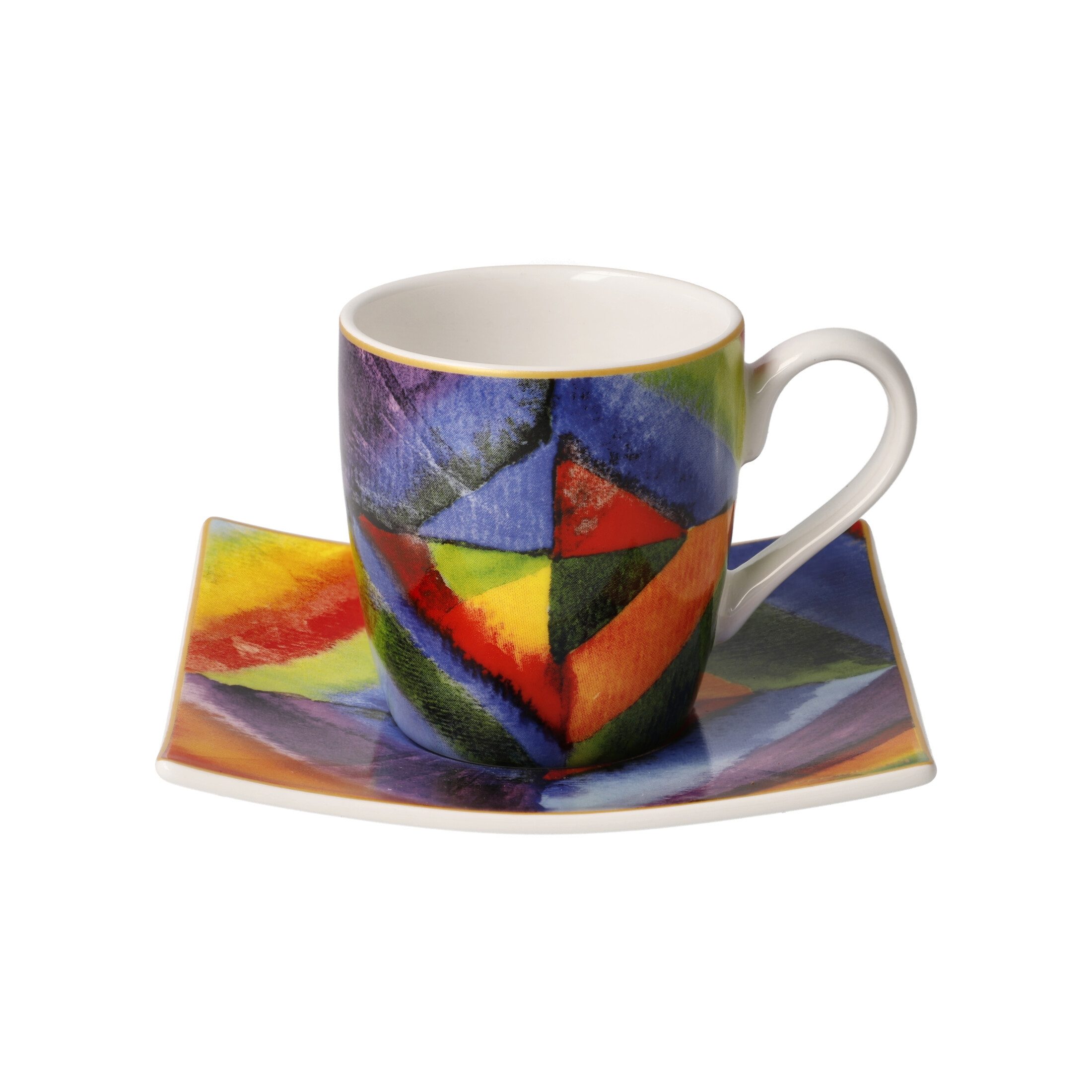 Goebel Espressotasse Artis Orbis, Porzellan, Spülmaschinengeeignet, Mehrfarbig, Farbstudie, H: 6.5cm