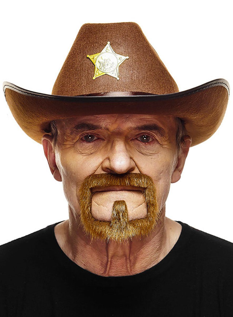 Cowboy-Kostüm Henriquatre Bart