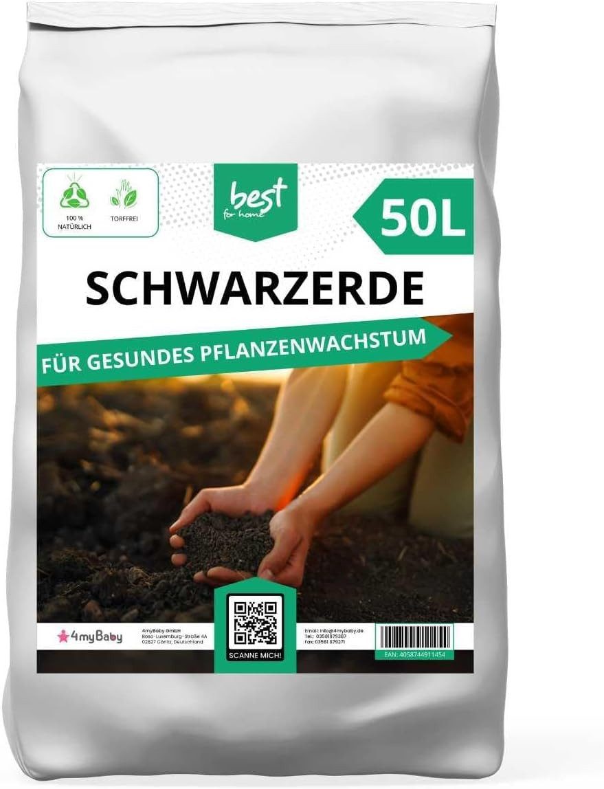 Best for Home Pflanzerde Universelle Blumenerde 100% Bio & Torffrei – 20L / 50L Auswahl, 100 % biologisch, torffrei, nachhaltig produziert