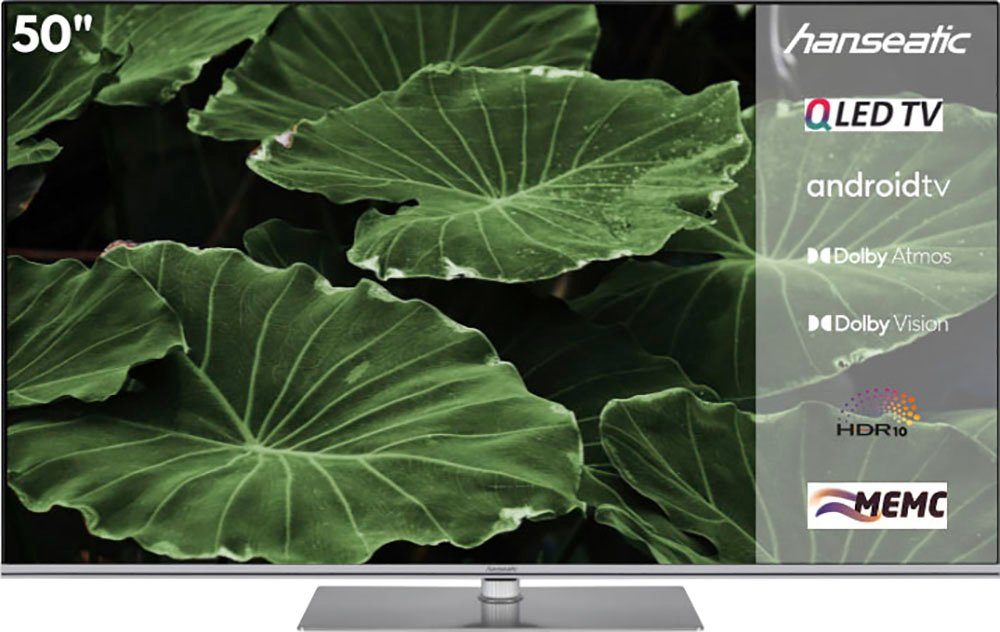 Ultra 50Q850UDS cm/50 Hanseatic (126 HD, Smart-TV) QLED-Fernseher TV, Android 4K Zoll,