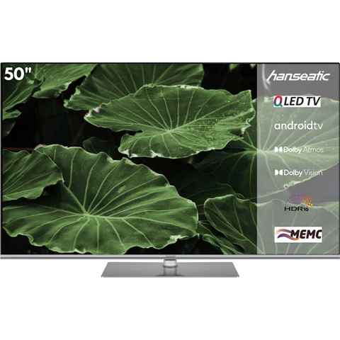 Hanseatic 50Q850UDS QLED-Fernseher (126 cm/50 Zoll, 4K Ultra HD, Android TV, Smart-TV)