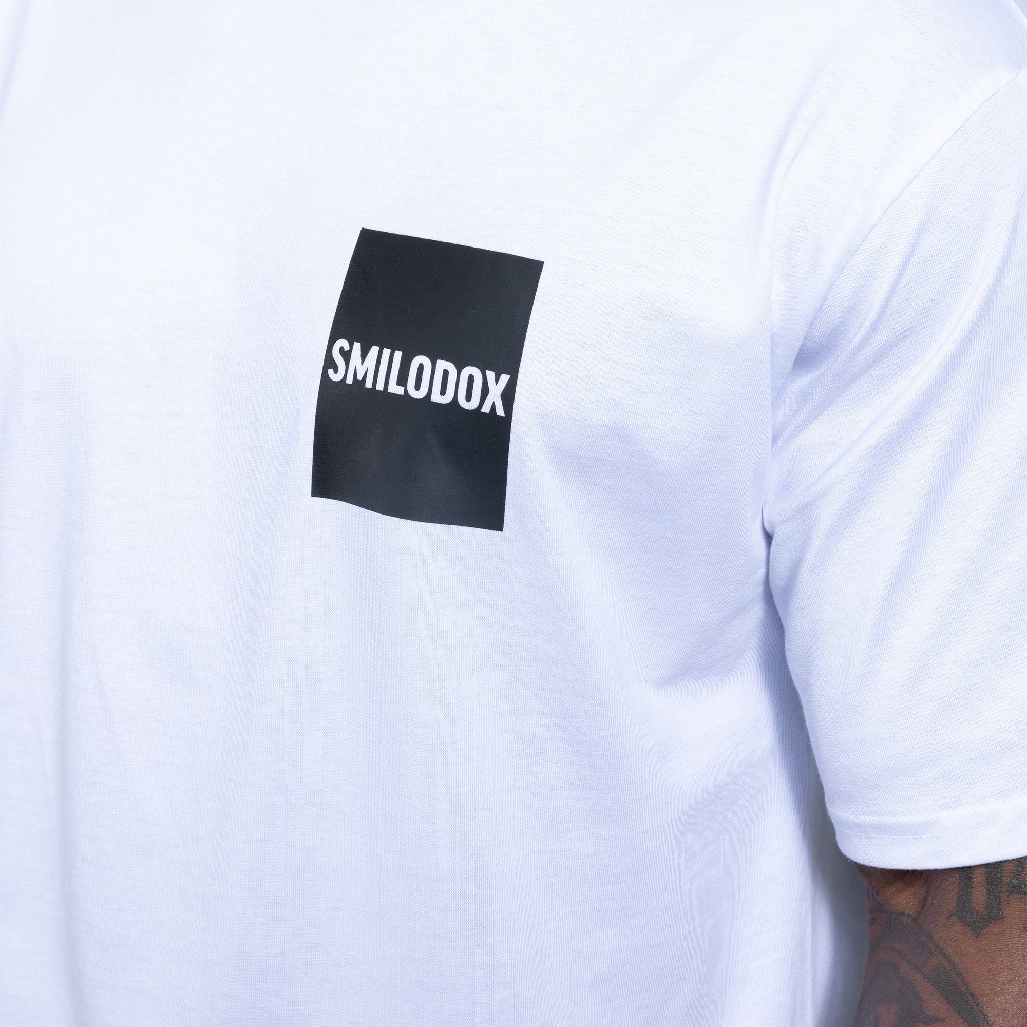 Joey T-Shirt Oversize, Weiß Smilodox Baumwolle 100%