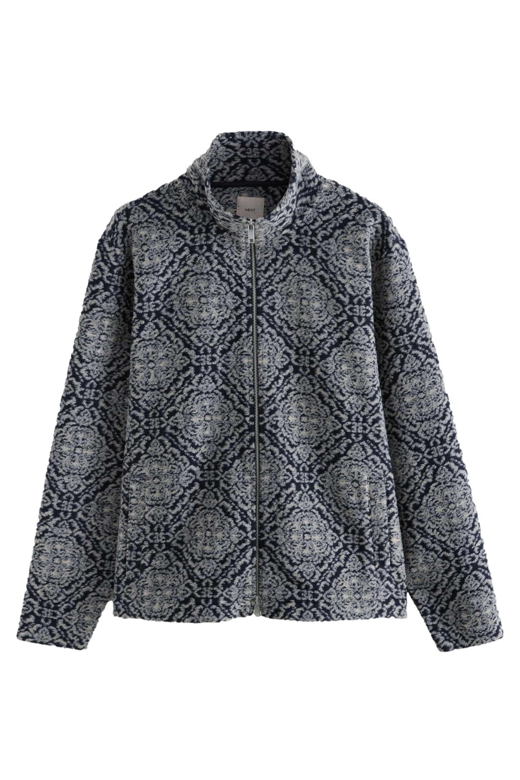Fleecejacke Fleece-Oberteil mit RV-Kragen