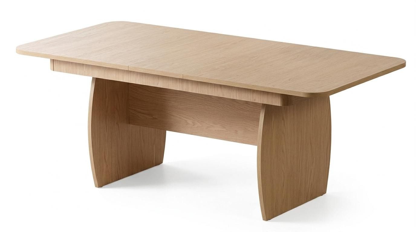 Xlmoebel Esstisch Tisch Stil modern beige rechteckig bequem praktisch Wohnzimmer (1-St., 1-tlg)