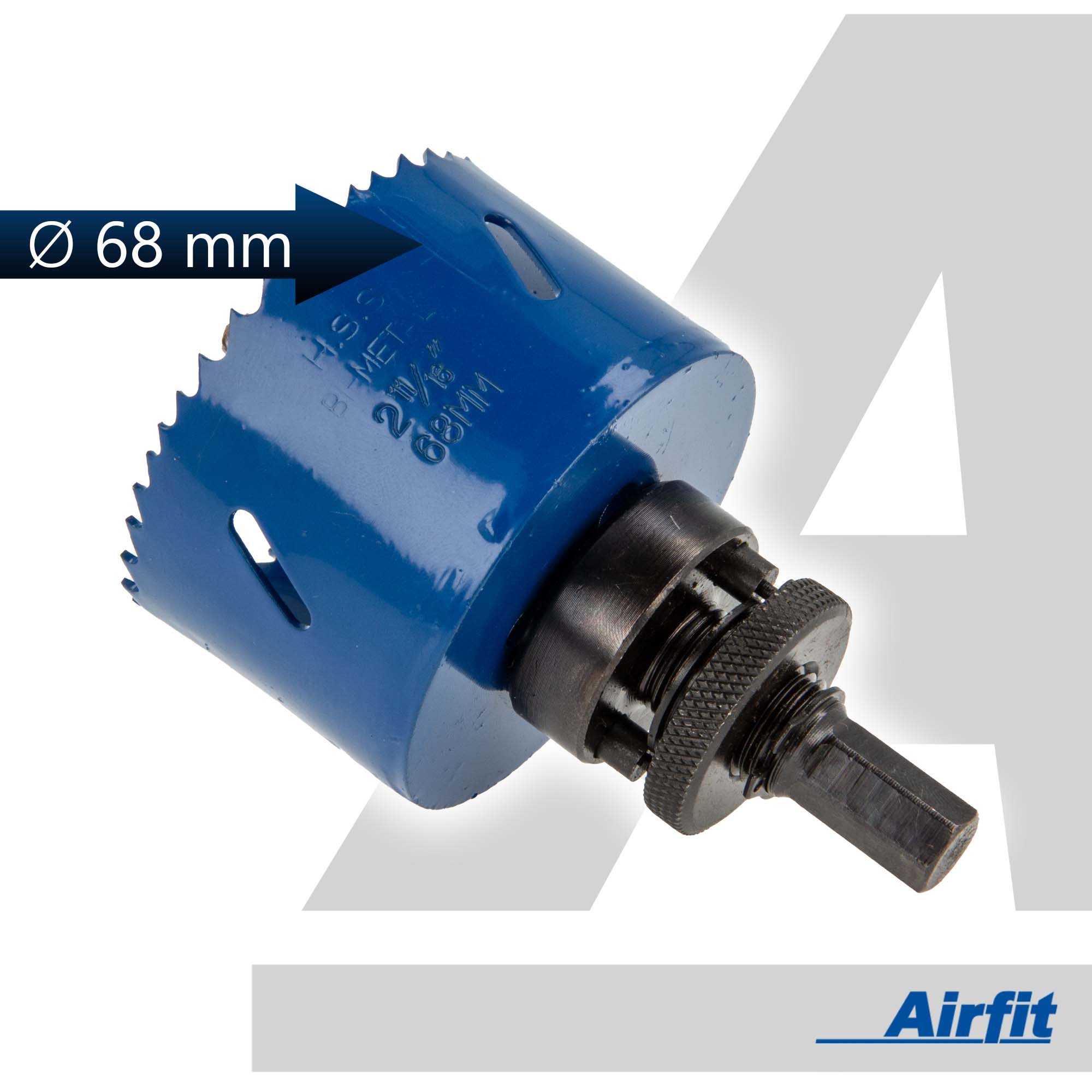 Airfit GmbH & Co. KG Kreisschneider HSS-Bimetall-Kreisschneider Ø 68 mm, z. Montage Elekt. Hohlwanddosen