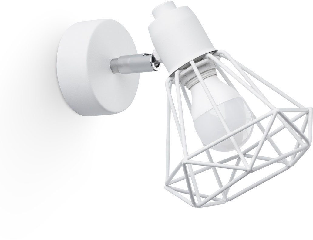 SOLLUX lighting Wandleuchte ARTEMIS, ohne Leuchtmittel, beweglicher Lampenschirm