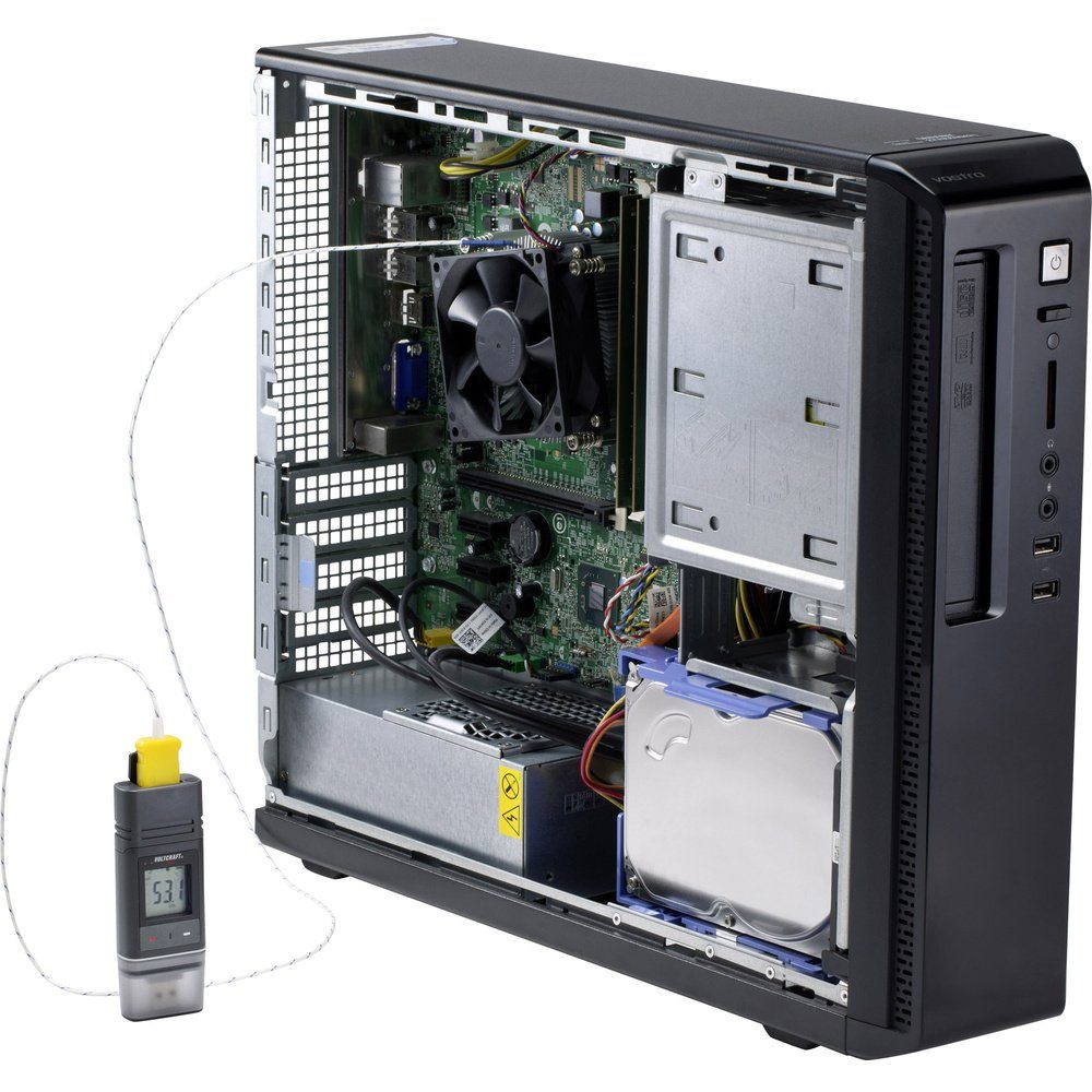 VOLTCRAFT Klimamesser VOLTCRAFT VC-9657630-P668G DL-240K Temperatur-Datenlogger Messgröße T, (DL-240K)