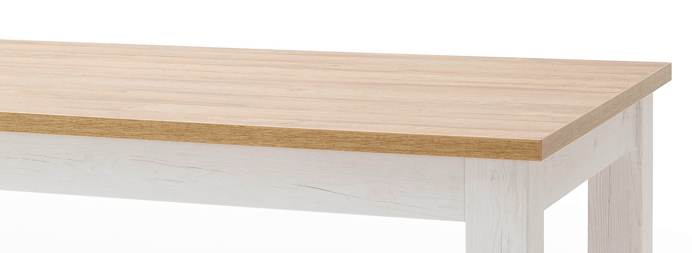 MCA furniture Esstisch Esstisch Brixen, Pinie Aurelio / Grandson Oak, 160 x 90 (No-Set)