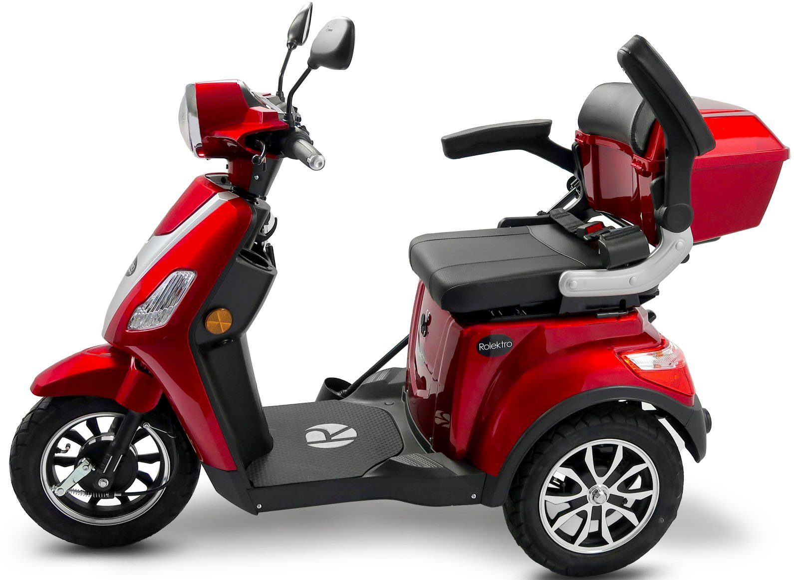 Rolektro Elektromobil Rolektro E-Trike 15 V.3 Lithium, 1000 W, 15 km/h, (mit Topcase)