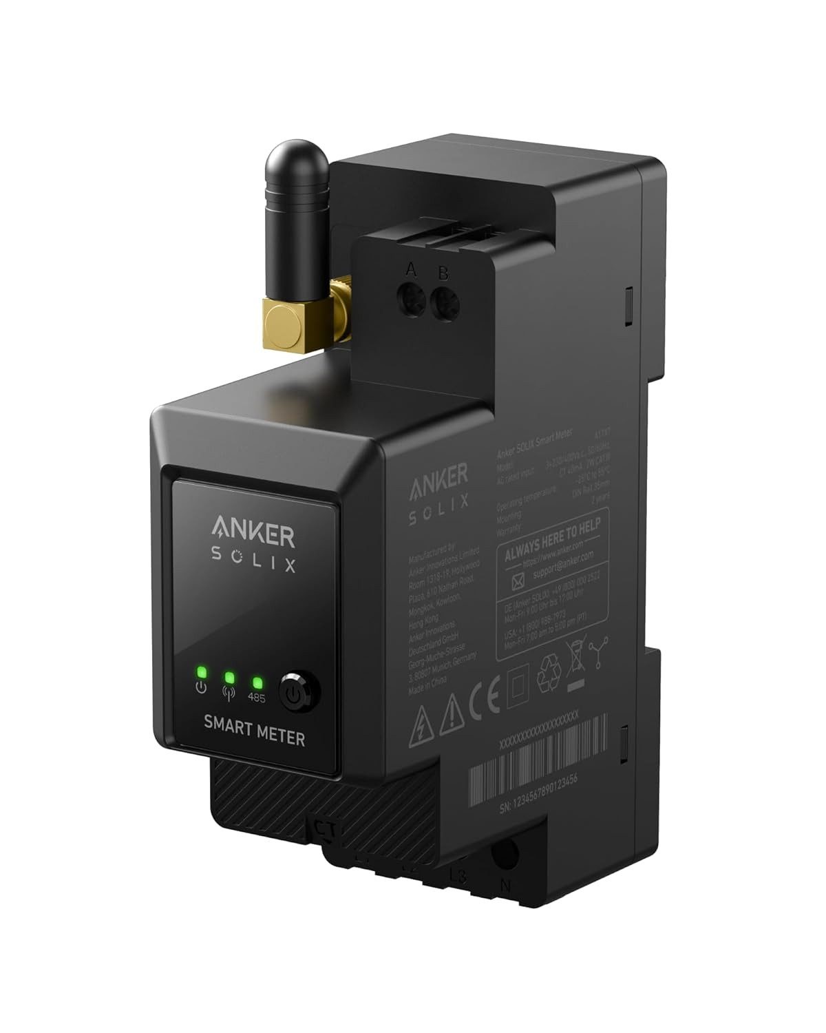Anker Balkonkraftwerk Anker SOLIX Smart Meter, Smarter Zähler für Solarbank Serie