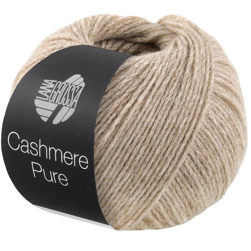 LANA GROSSA Cashmere Pure 0004 beige Häkelwolle, 115 m