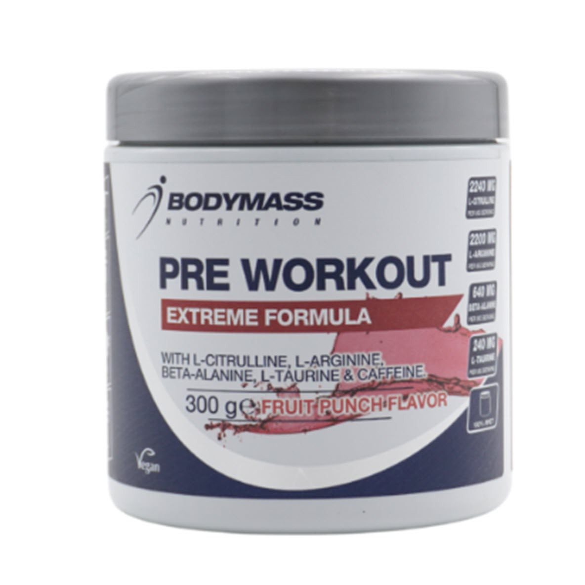Bodymass Pre Workout 300 g Pulver