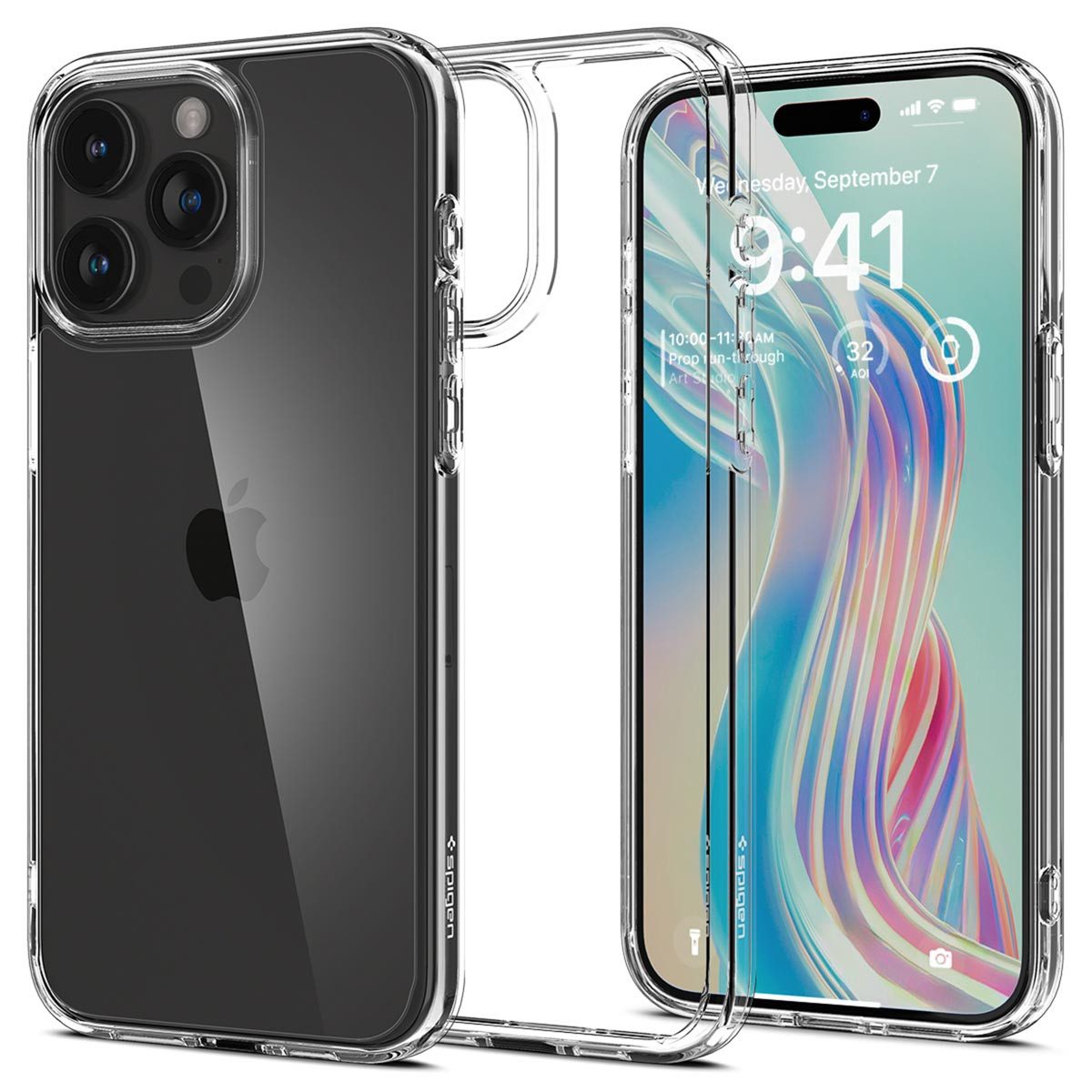 Spigen Backcover Spigen Ultra Hybrid™ Case für das Apple iPhone 15 Pro Max - Crystal Cl