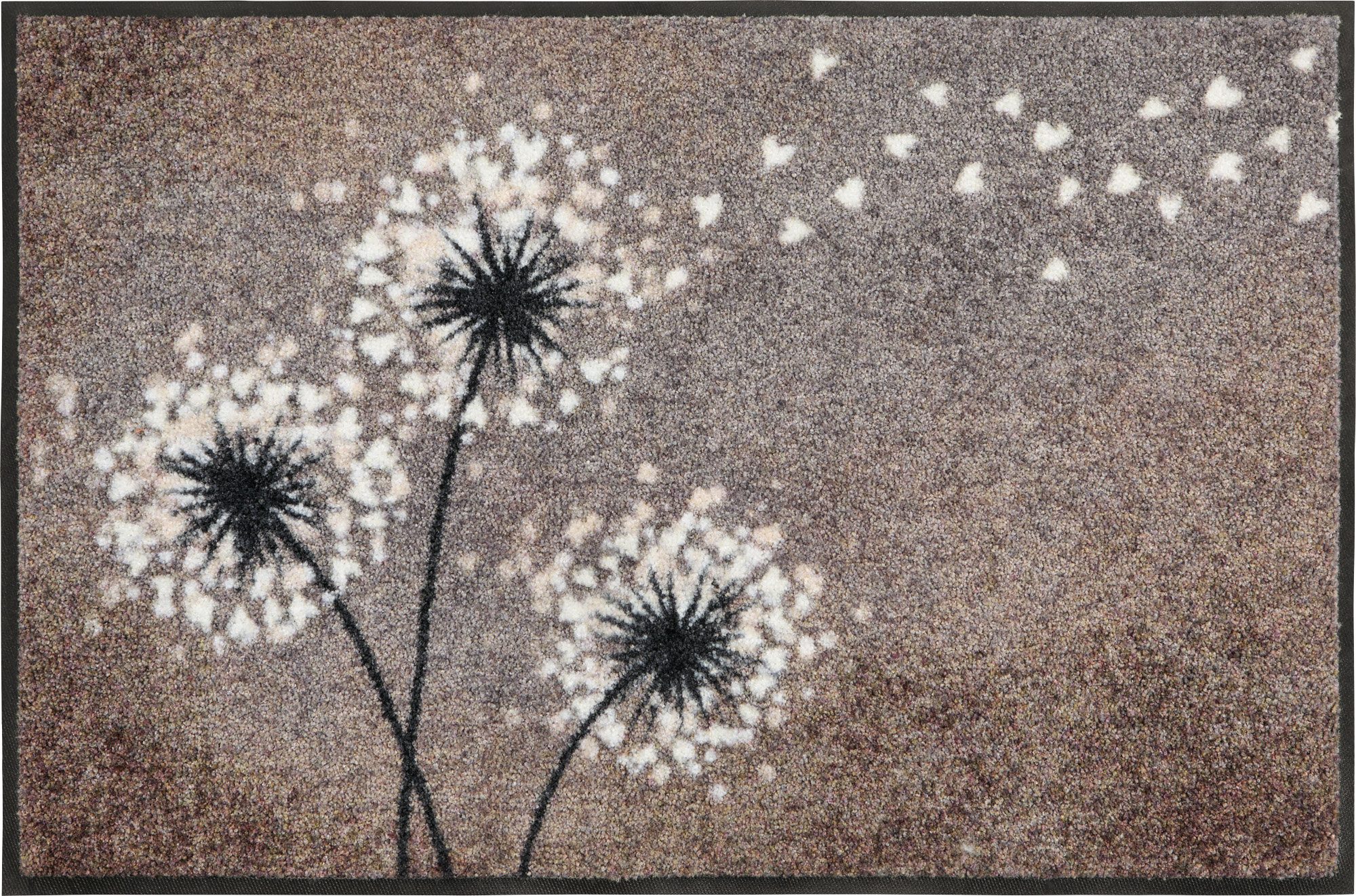 Erwin Müller Fußmatte Fußmatte "Pusteblume", eckig, Höhe: 7 mm, gemustert günstig online kaufen