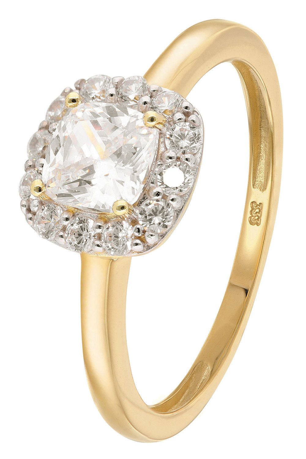Goldring DamenGold 333/8K mit Zirkonia